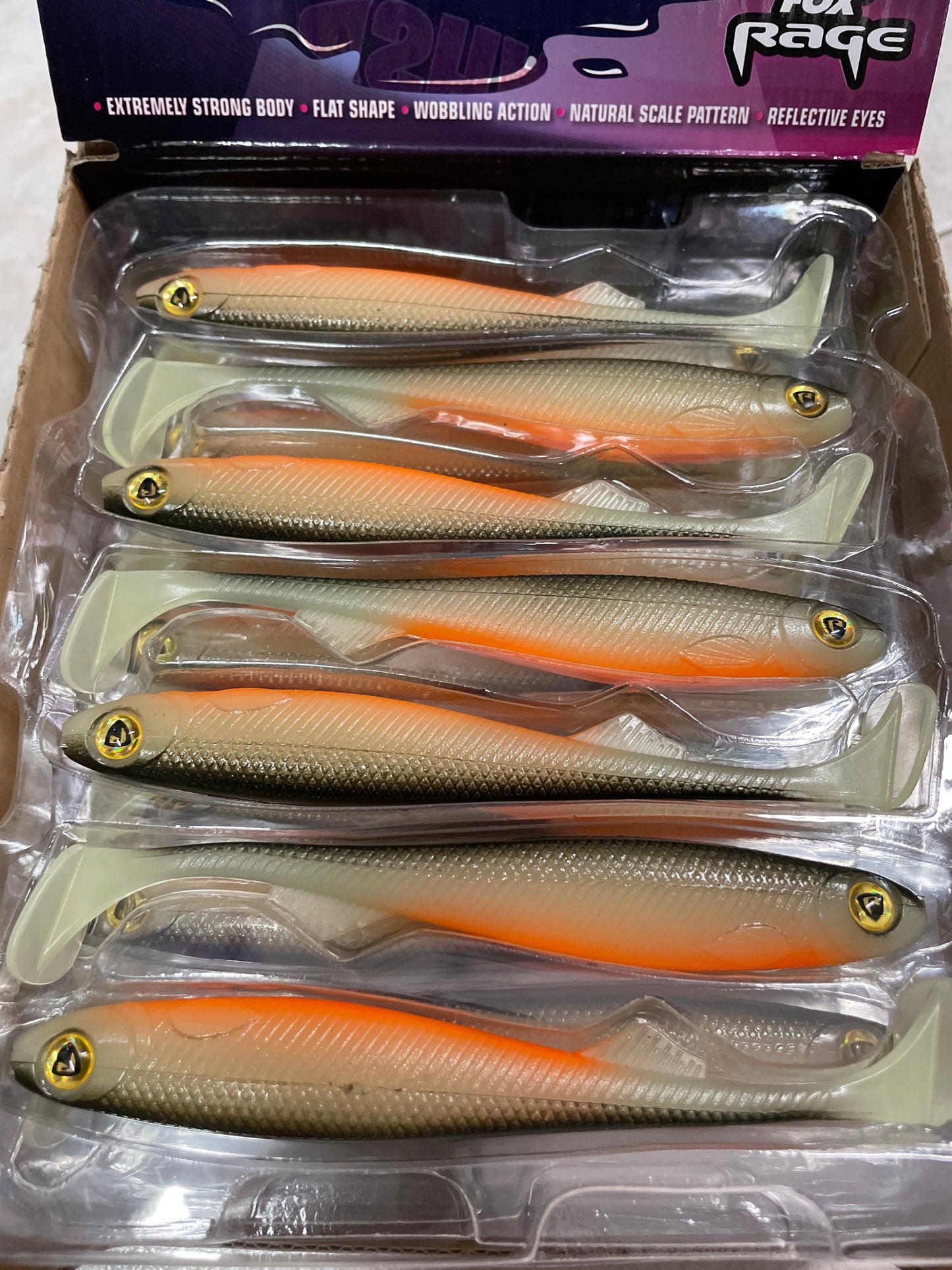 Fox Rage Slick Shad 13CM 5” Ultra UV