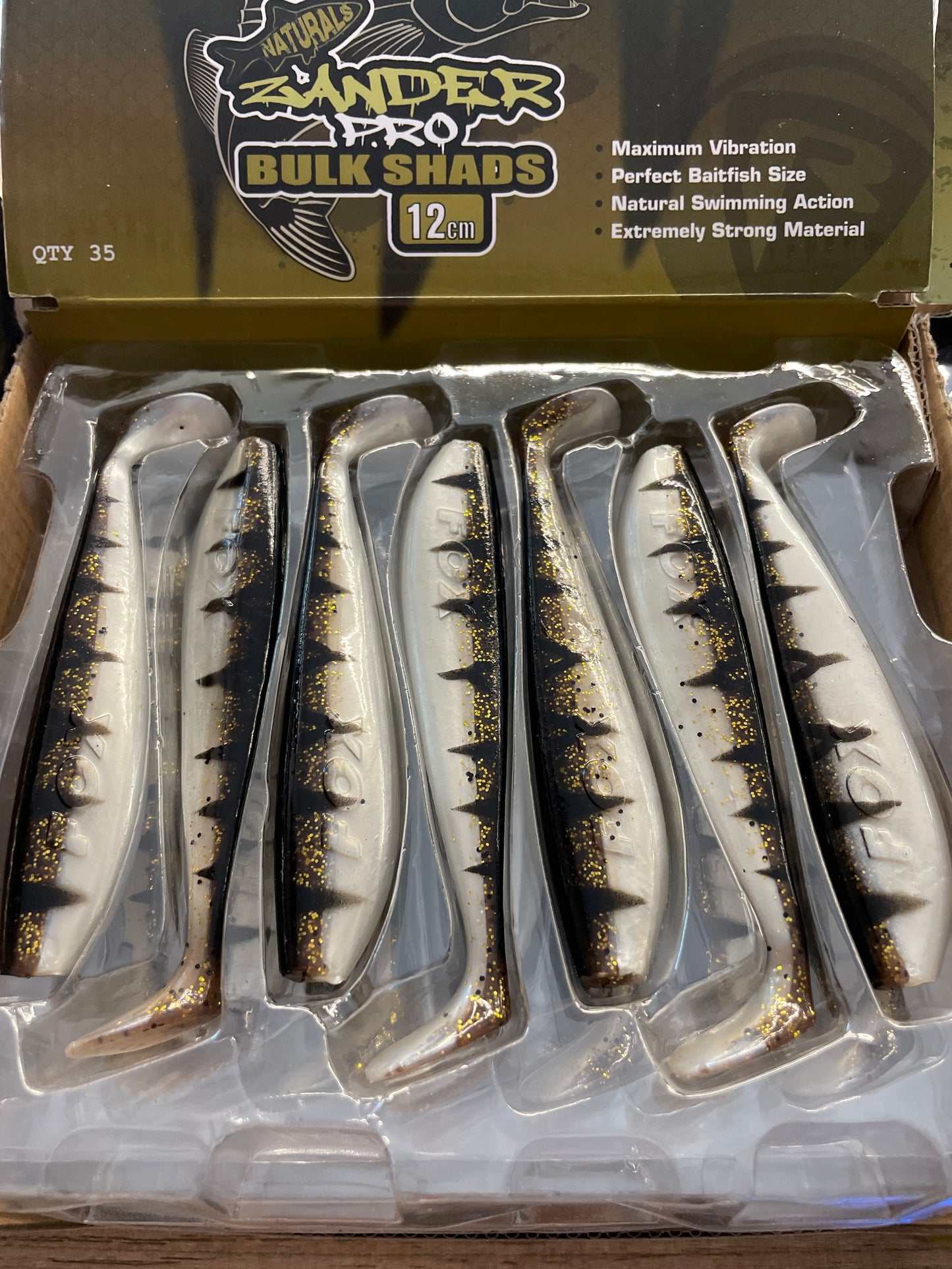 Fox Rage Zander Pro Shads UV 12CM 4.75”