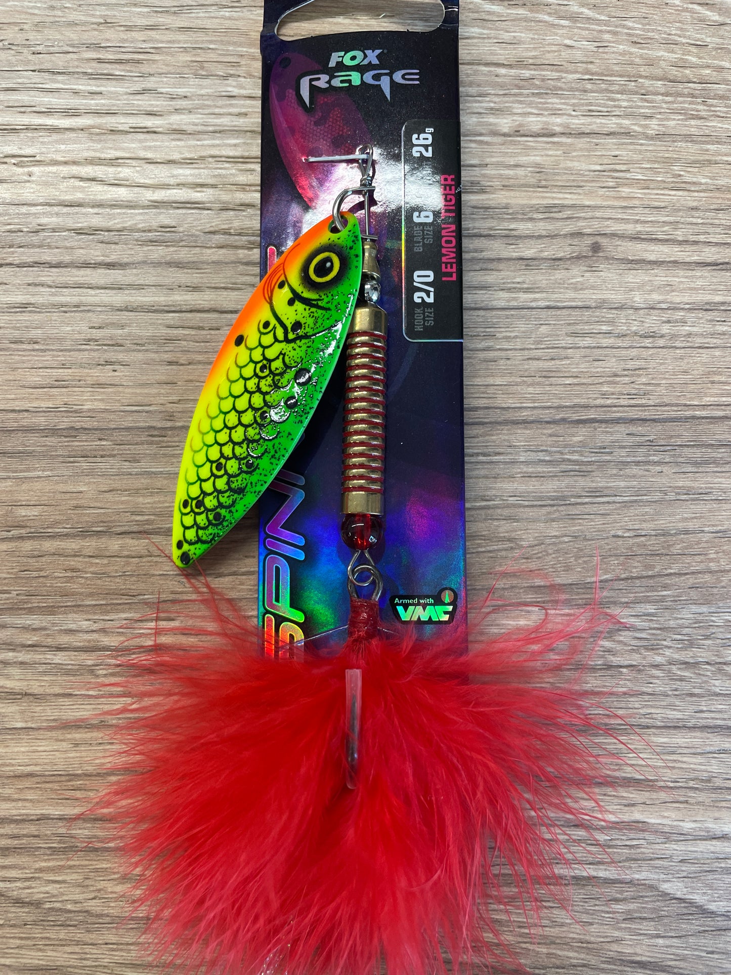 Fox Rage Spinners UV Size 2/0 26G Rotante