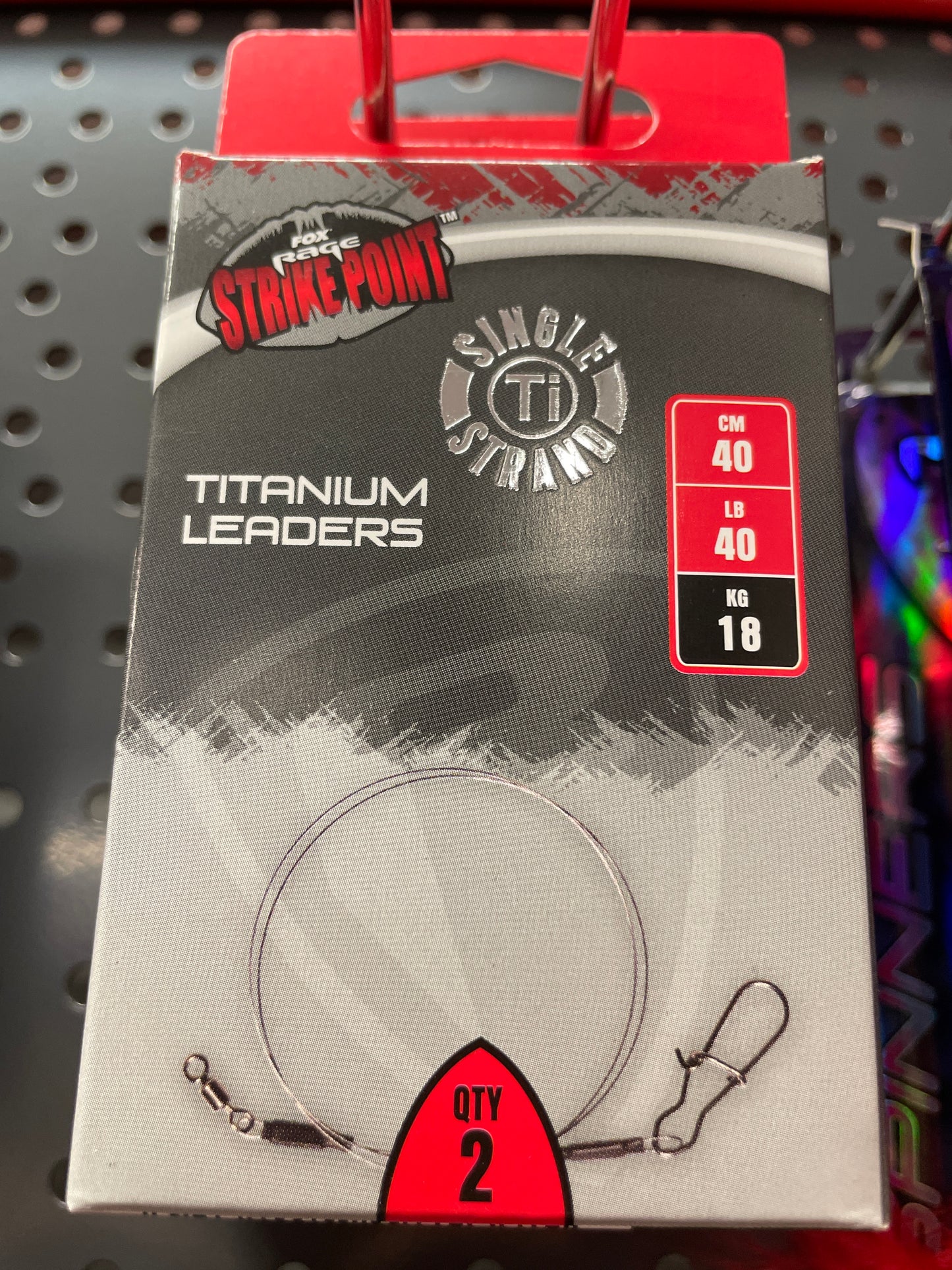 Fox Rage Titanium Leaders Cavetto in Titanio