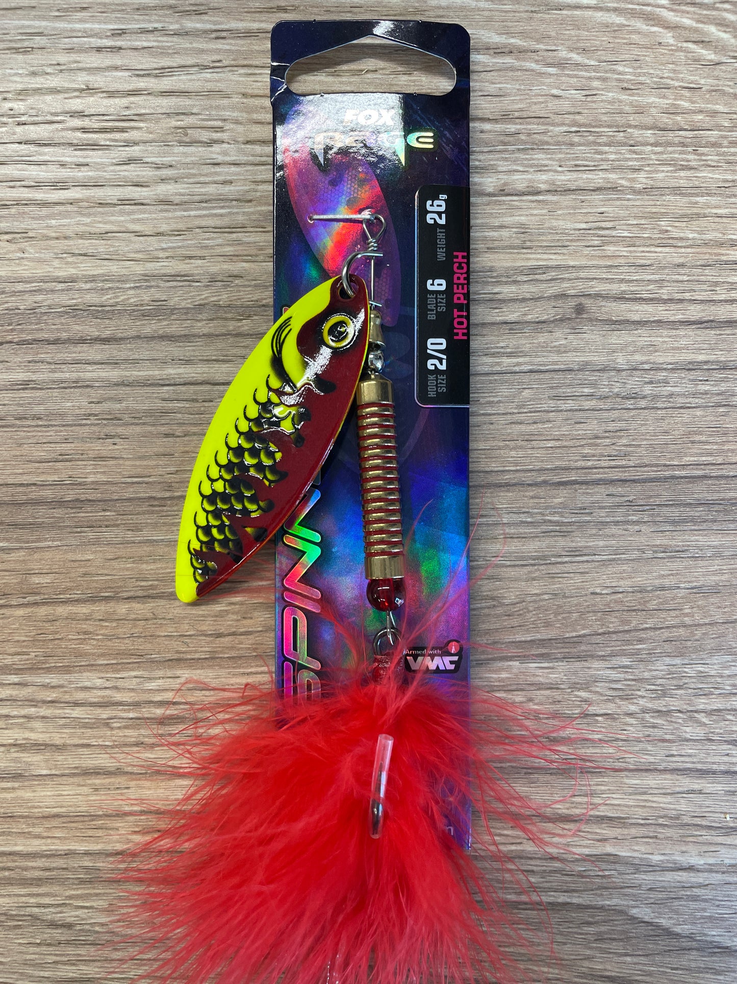 Fox Rage Spinners UV Size 2/0 26G Rotante