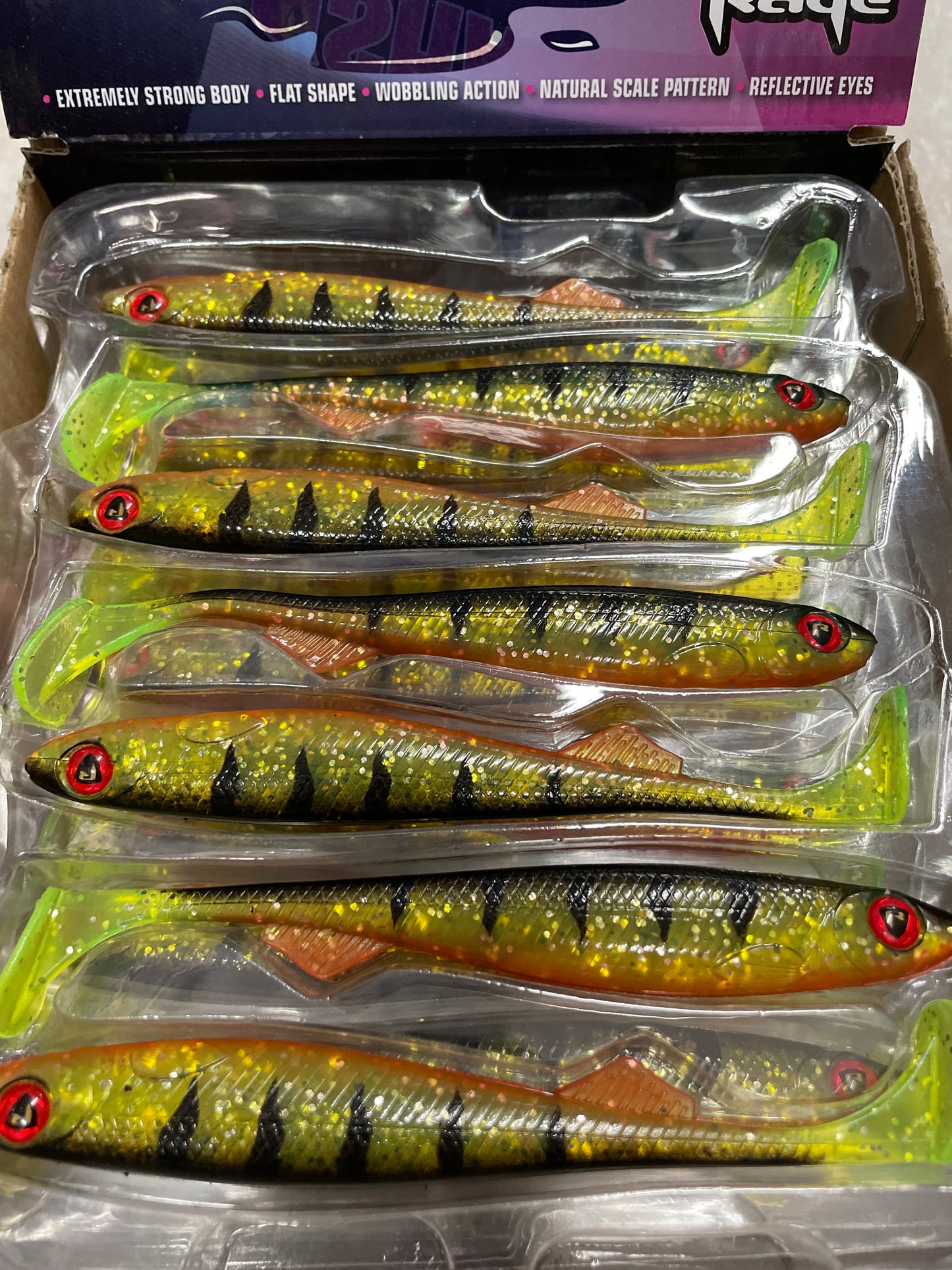 Fox Rage Slick Shad 13CM 5” Ultra UV