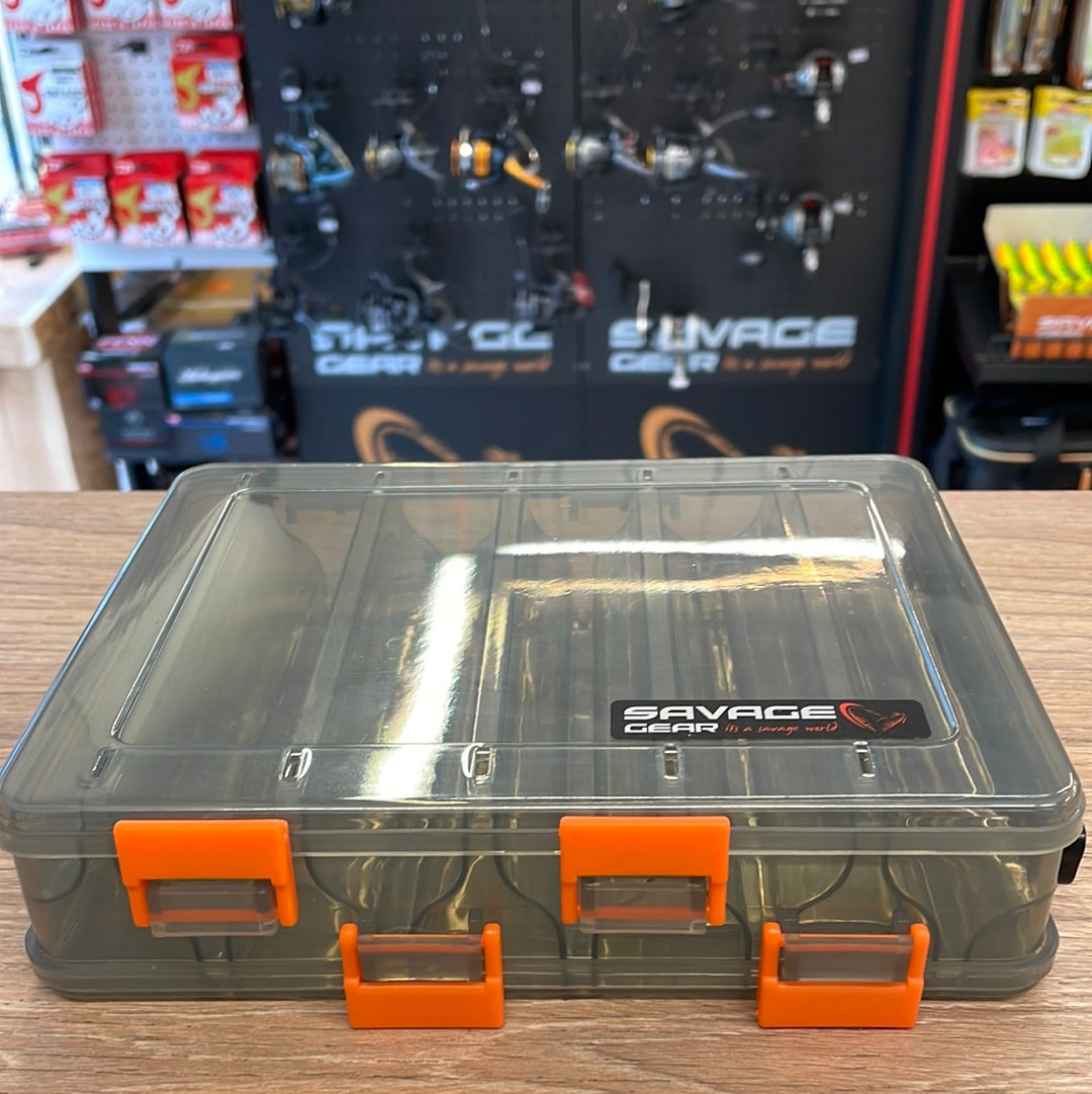 Scatola Savage Gear Lurebox 2 Sided Smoke Short 74221