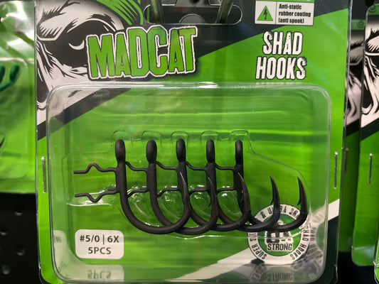 Madcat A-Static Shad Hooks