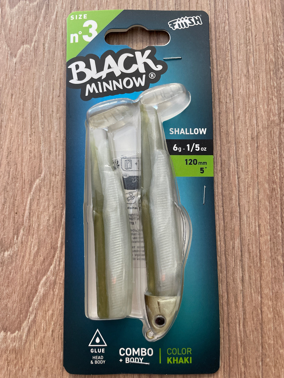 Fiiish Black Minnow Shallow Combo+Body 12CM / 6G