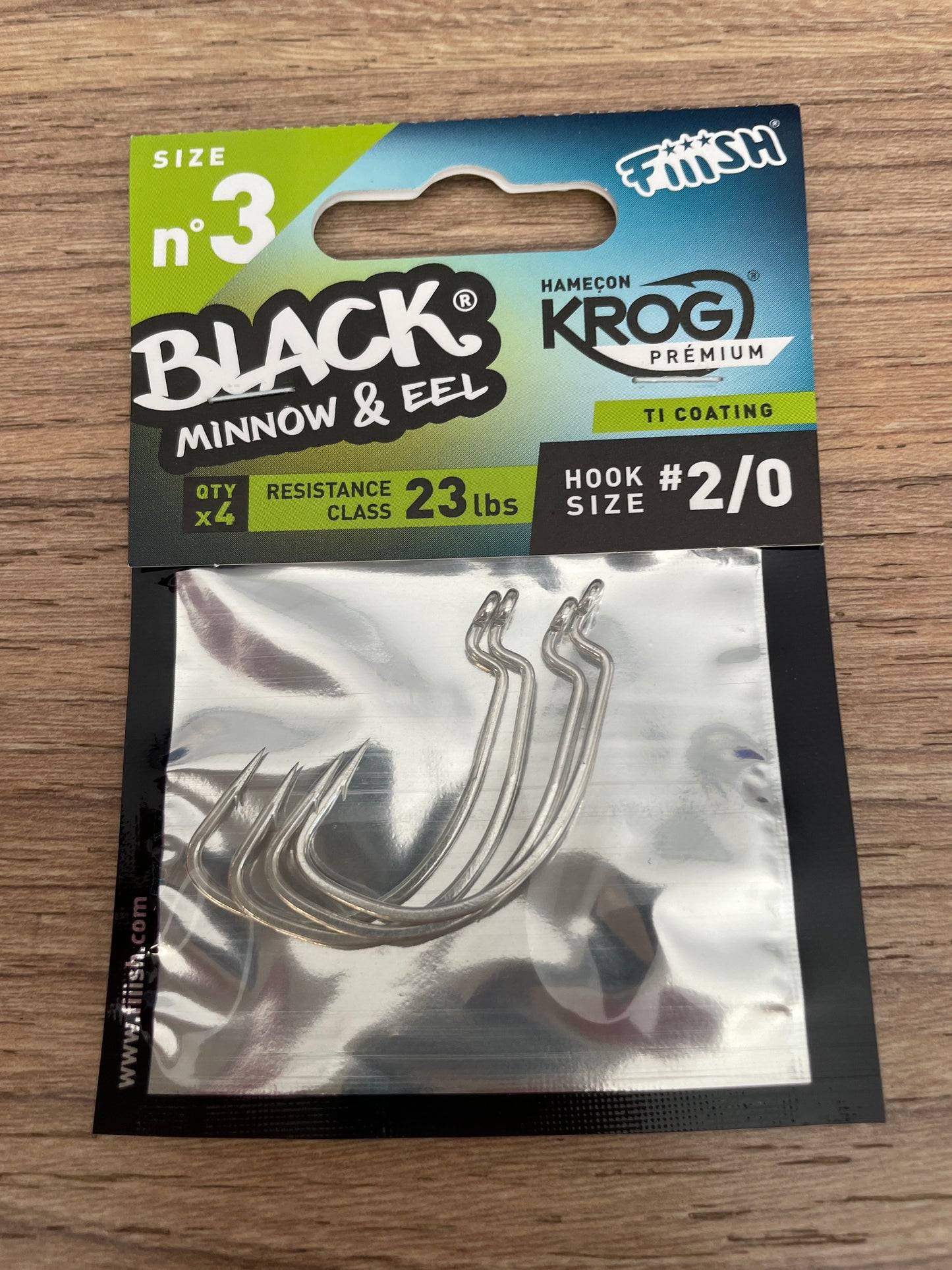 Ami Fiiish Black Minnow&Eel Size 3