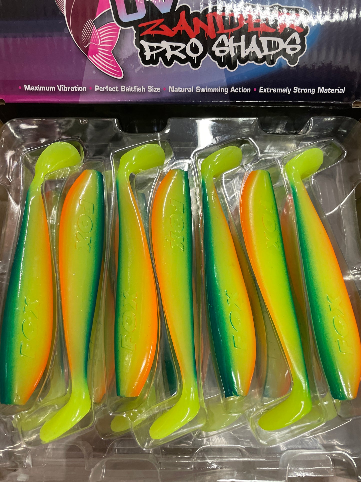 Fox Rage Zander Pro Shads UV 12CM 4.75”