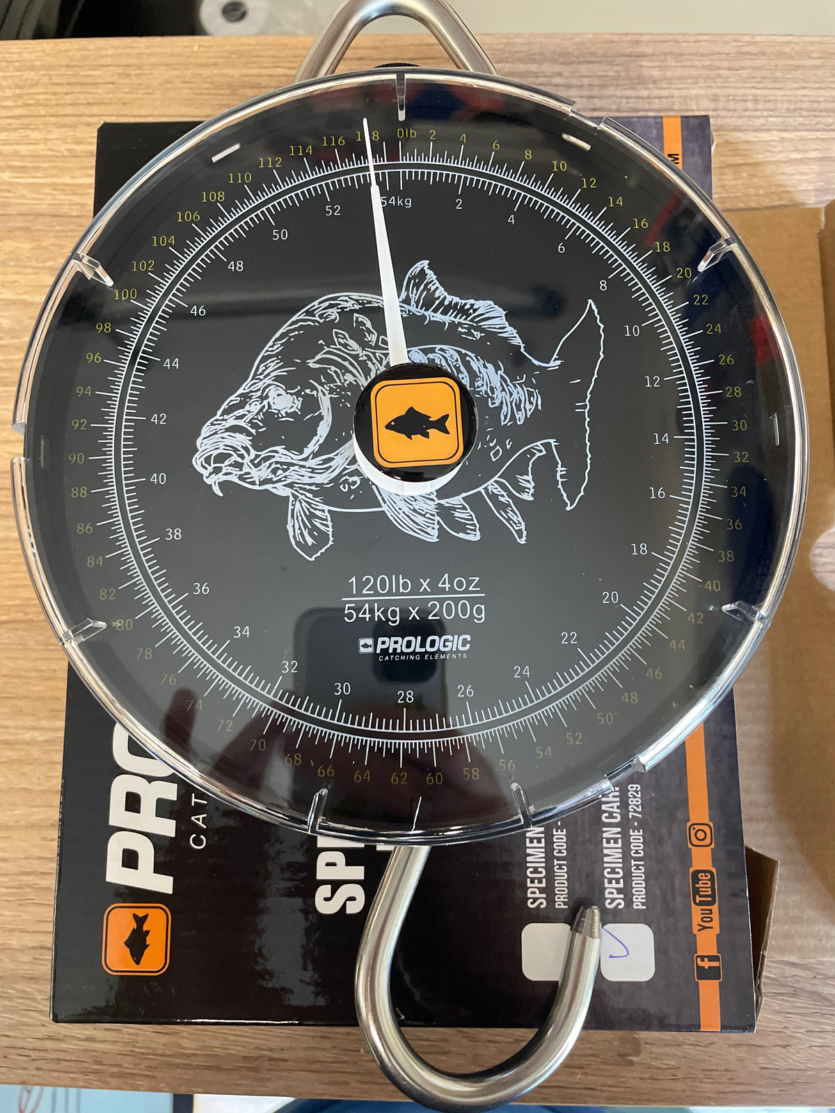 Bilancia Prologic Specimen Carp Dial Scale 120LBS-54KG