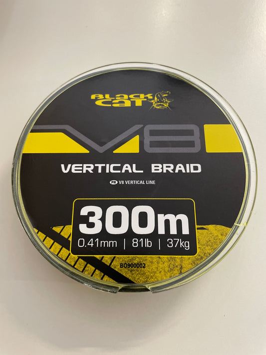 Black Cat V8 Vertical Braid 300Mt Trecciato