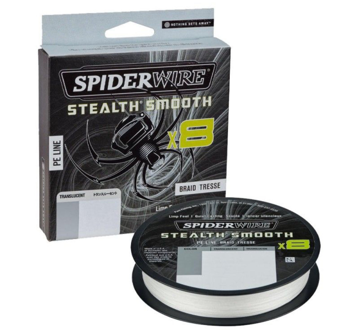 Spiderwire X8 Stealth Smooth 150M Trecciato Color Bianco