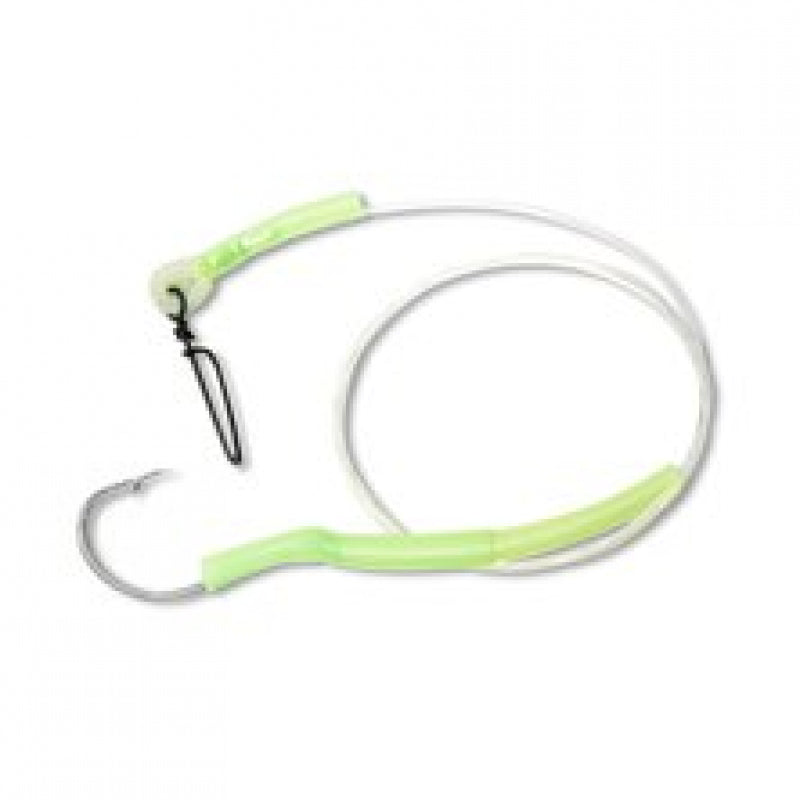 Black Cat Eel/Worm Rig 8/0 1.3mm Terminale Siluro Pronto Uso