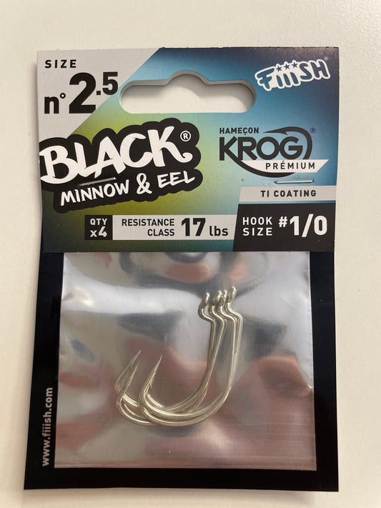 Ami Fiiish Black Minnow&Eel Size 2.5