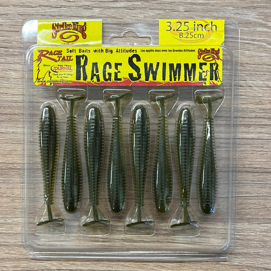 Strike King Rage Swimmer 3.25inch=8.25 cm