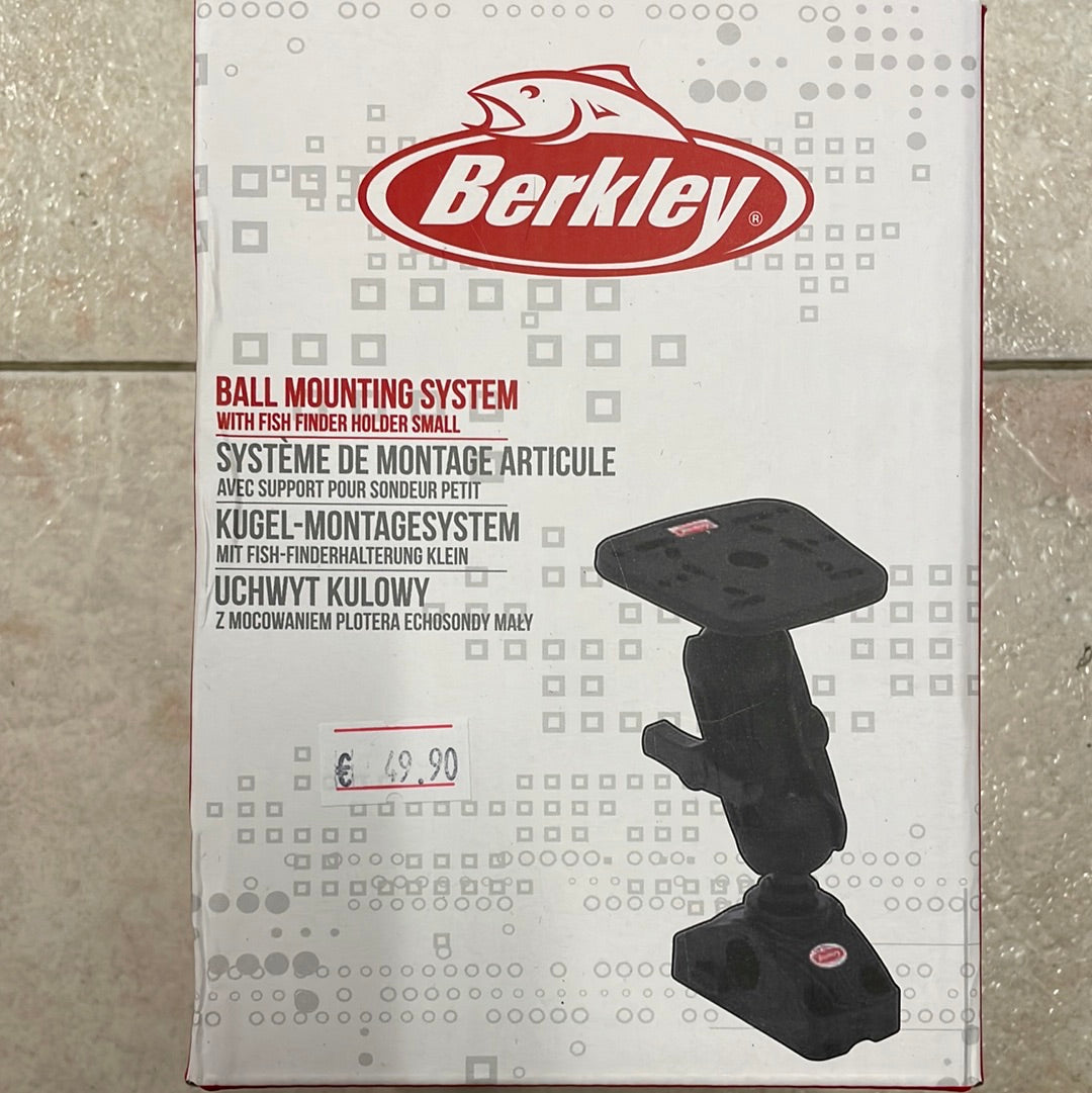 Berkley Ball Mounting System con Fish Finder Holder Small Supporto Ecoscandaglio Completo