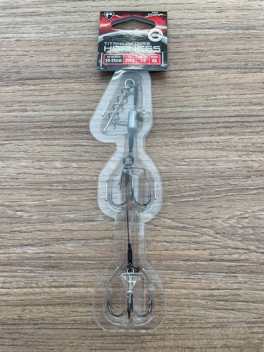 Fox Rage Ti Pro Titanium Wire Harness 20-25CM - 35KG - 1/0 - 8G