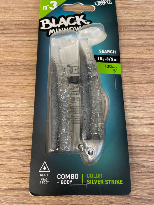 Fiiish Black Minnow Search Combo+Body 12CM 18G