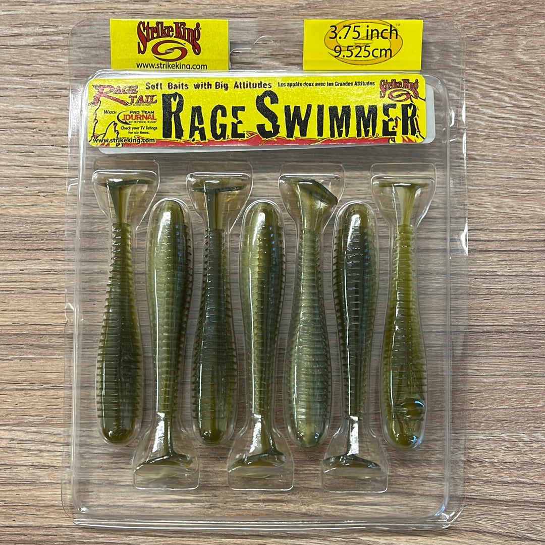 Strike King Rage Swimmer 3.75 inch=9.53cm