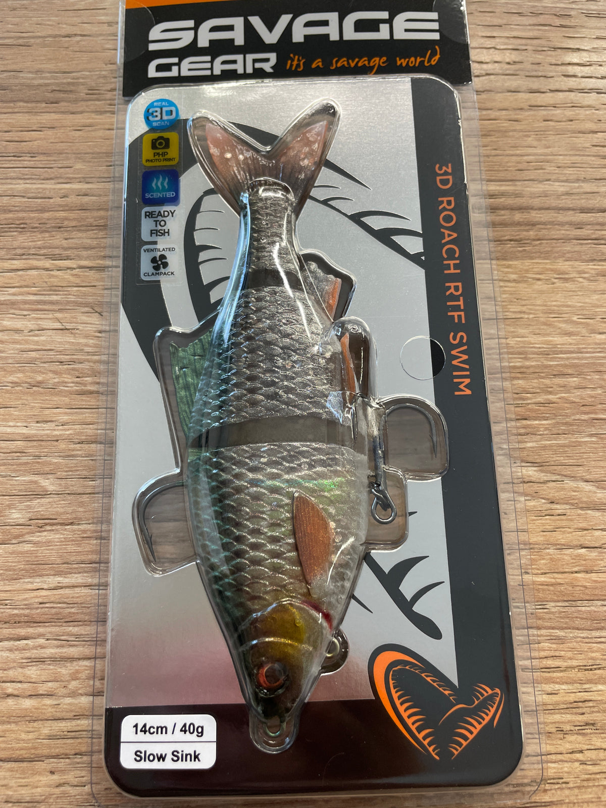 Savage Gear 3D Roach Rtf Swim 14CM-40G Slow Sink