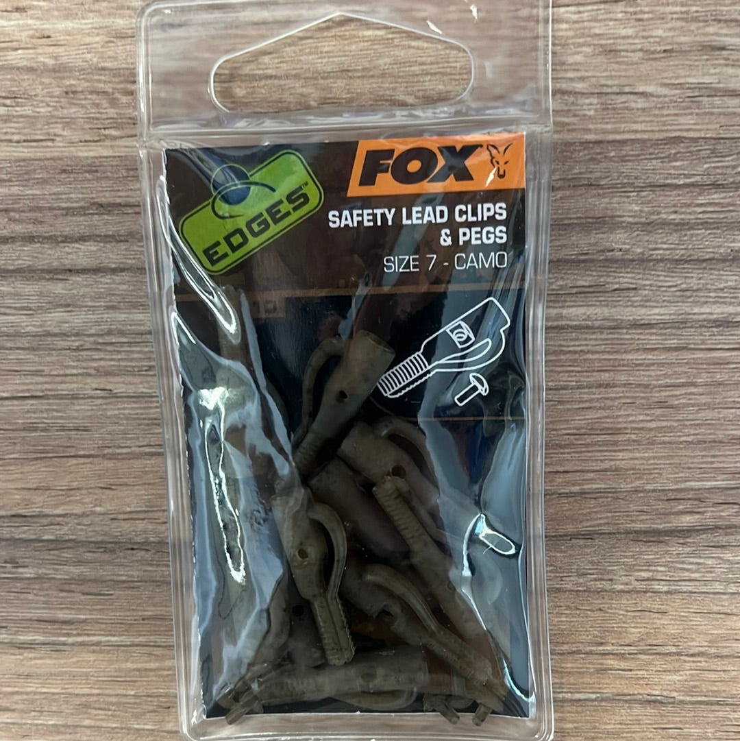 Fox Safety Lead Clips & Pegs Camo