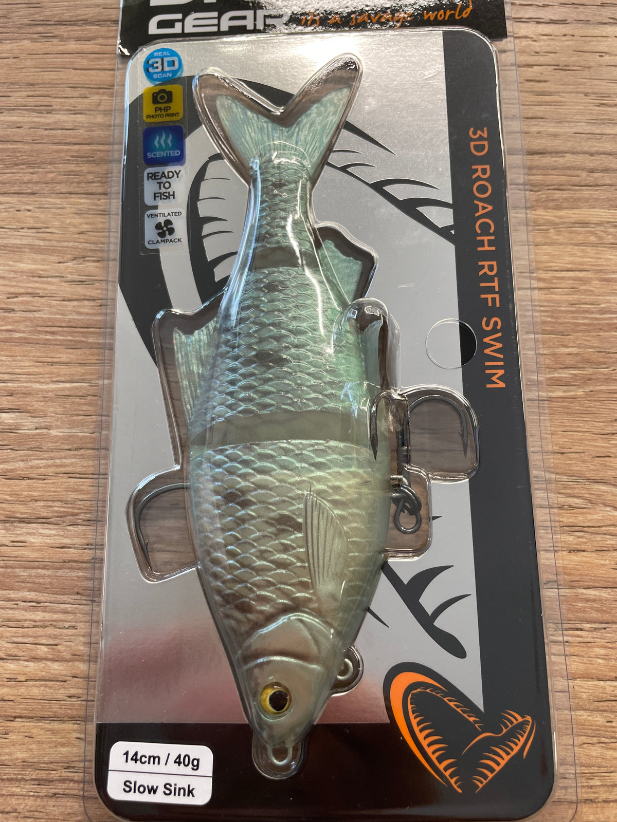 Savage Gear 3D Roach Rtf Swim 14CM-40G Slow Sink