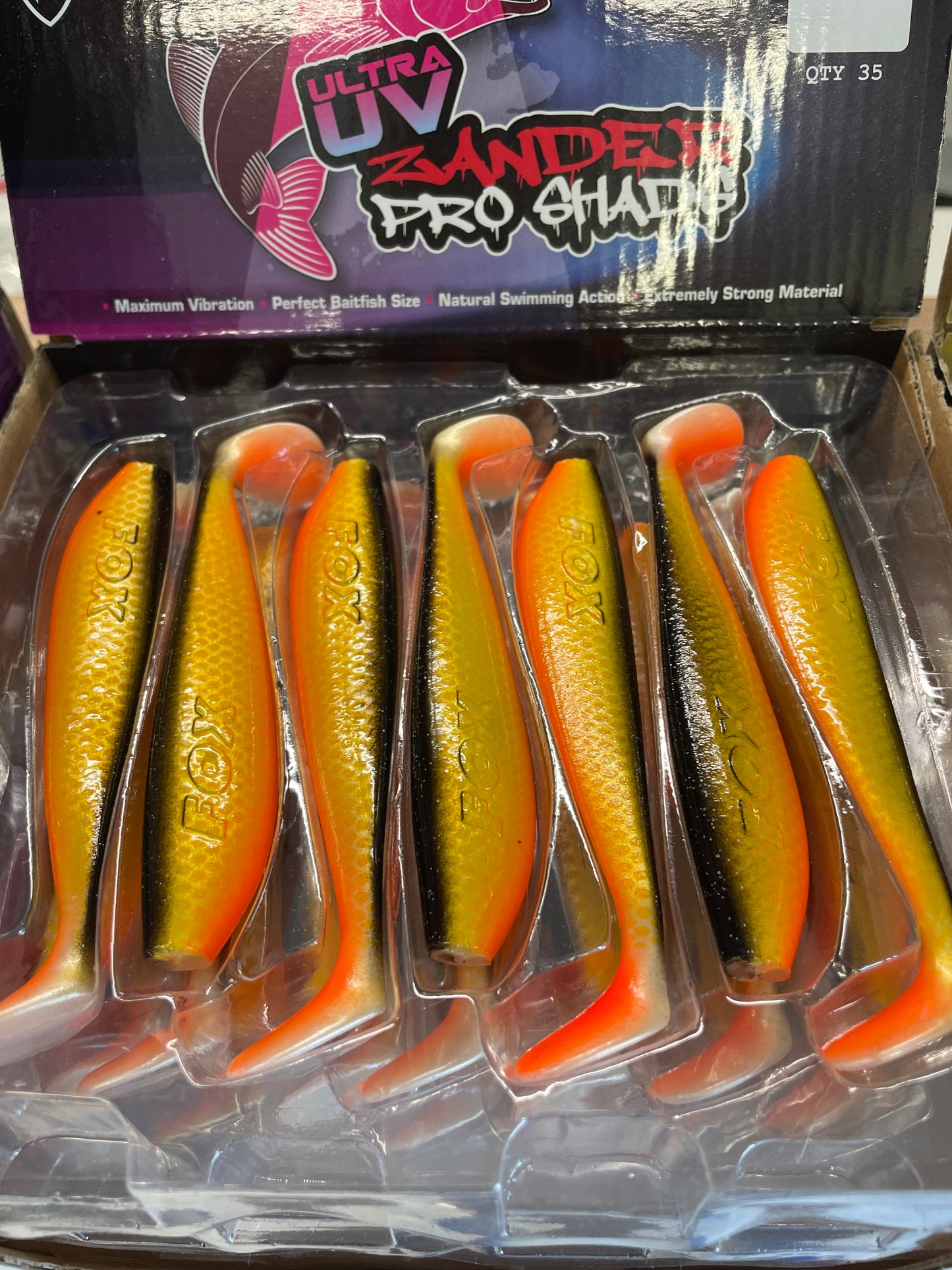 Fox Rage Zander Pro Shads UV 12CM 4.75”