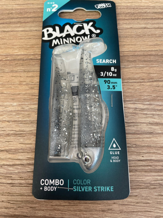 Fiiish Black Minnow Search Combo+Body 9CM 8G