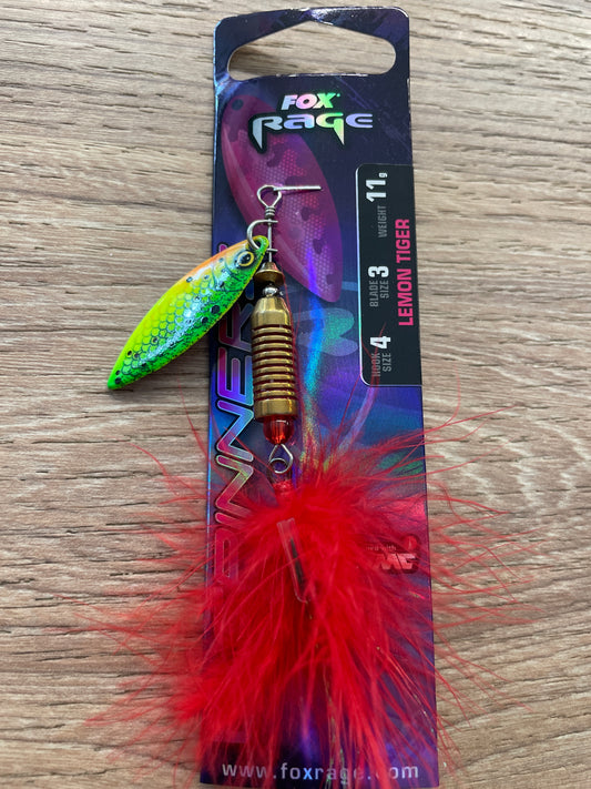 Fox Rage Spinners UV Size 3 11G Rotante