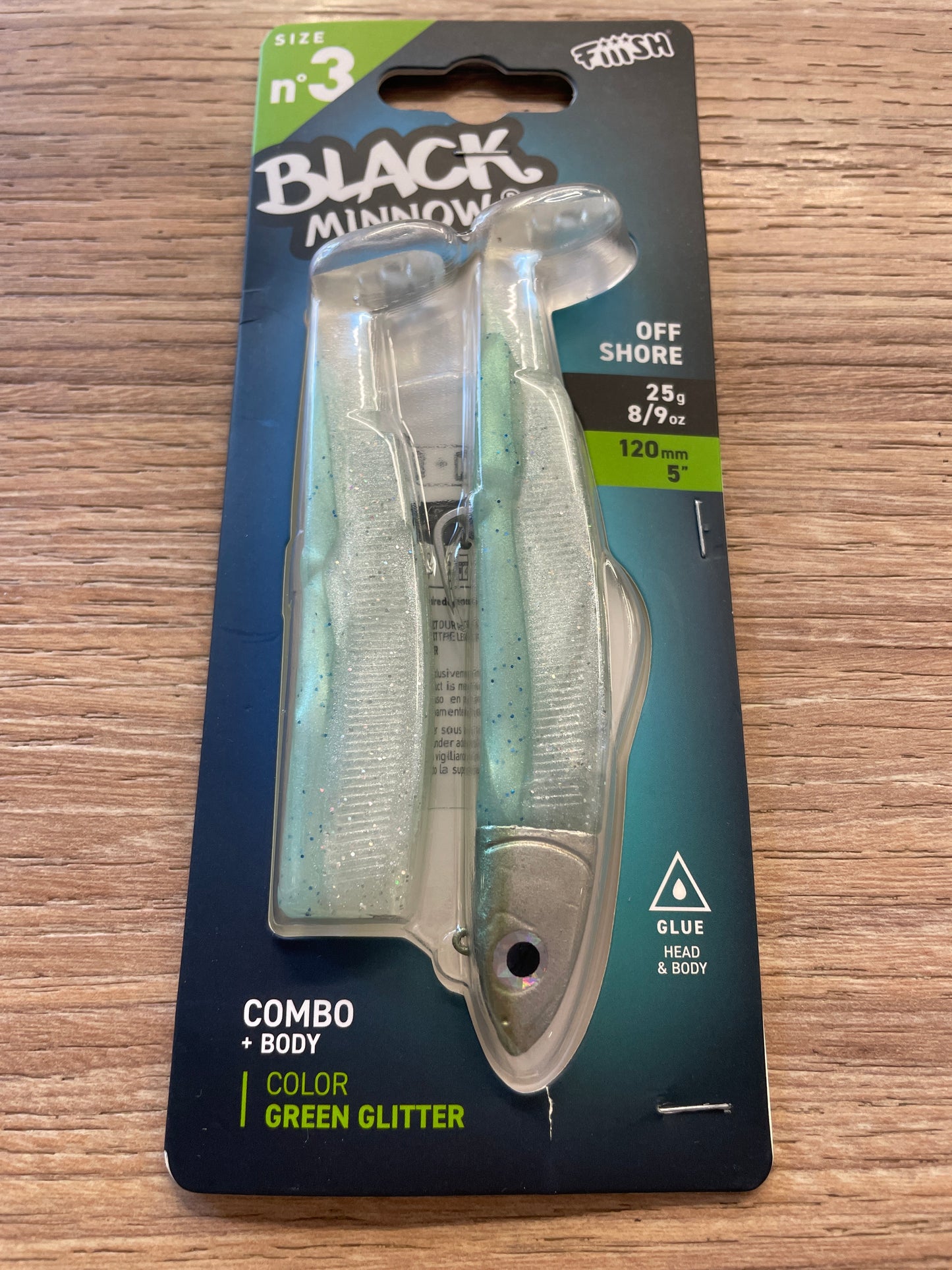 Fiiish Black Minnow Offshore Combo+Body 12CM 25G