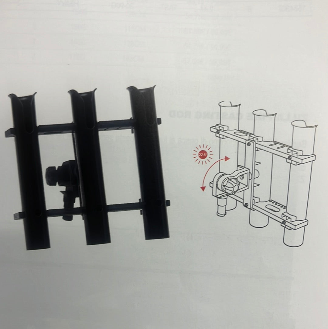 Berkley Rod Holder 3 Rods Porta canne 3 posti canna