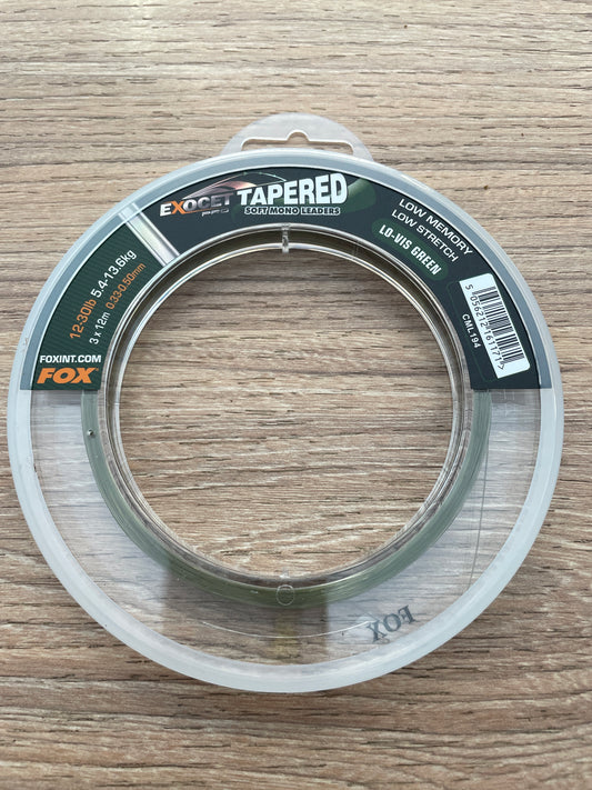 Fox Exocet Pro Tapared Soft Mono Leaders
