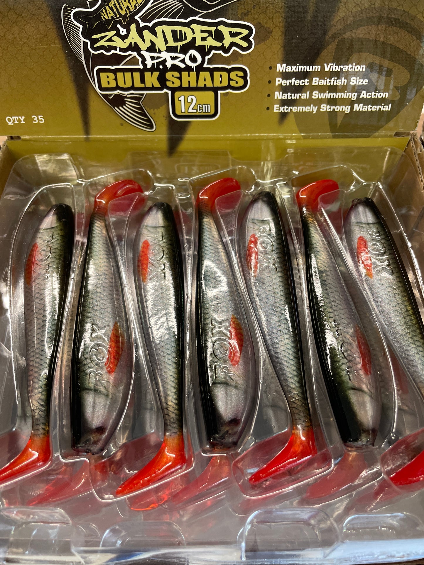 Fox Rage Zander Pro Shads UV 12CM 4.75”