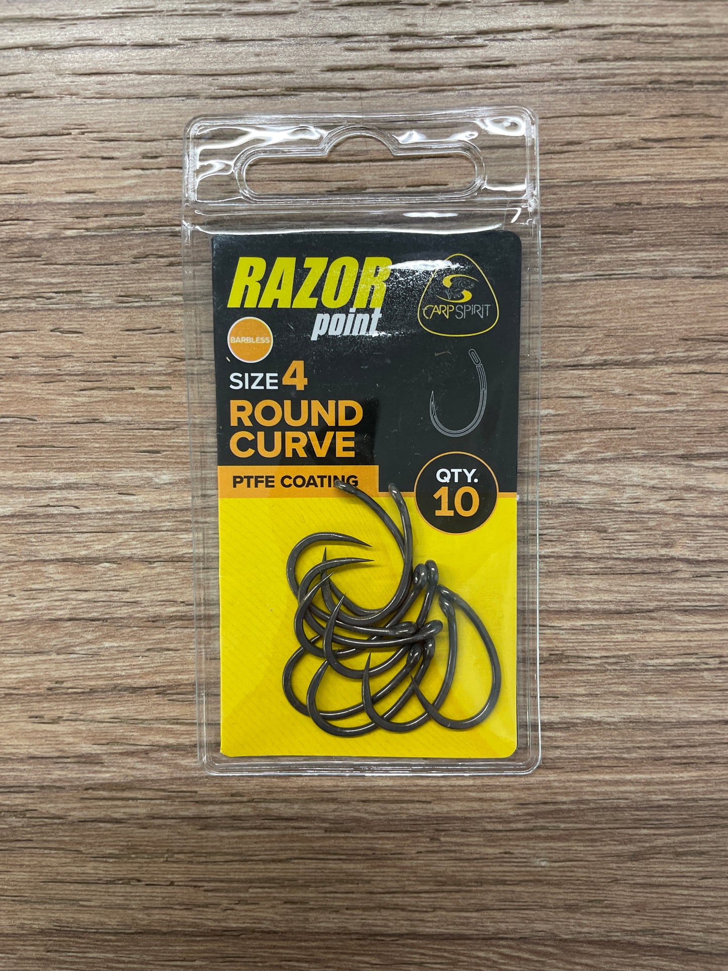 CarpSpirit Razor Point Round Curve Barbless Amo Senza Ardiglione Da Carpfishing