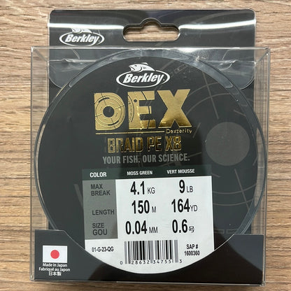 Berkley Dex Braid PE X8 0,04MM / 150M Trecciato Trout Area