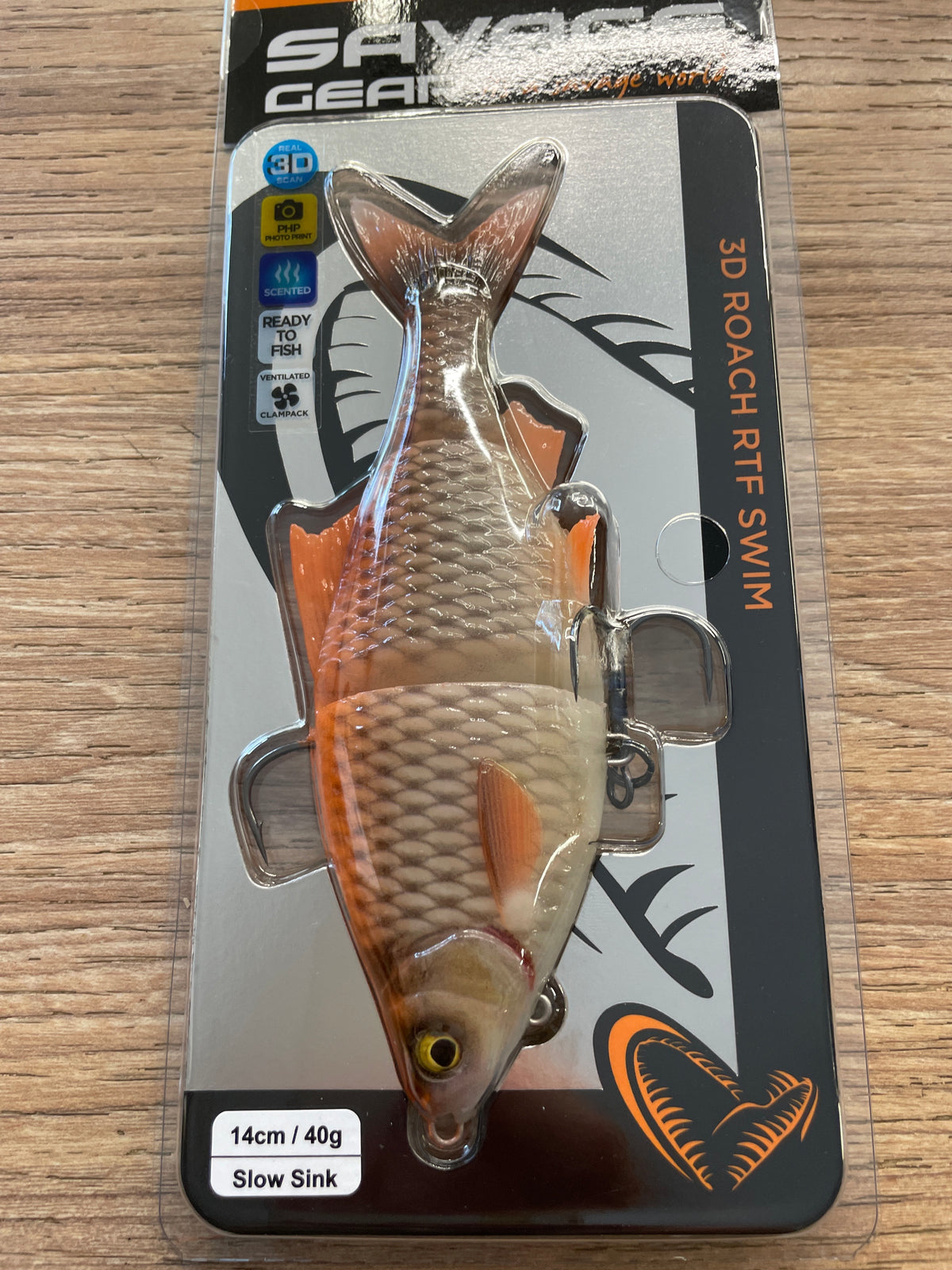 Savage Gear 3D Roach Rtf Swim 14CM-40G Slow Sink