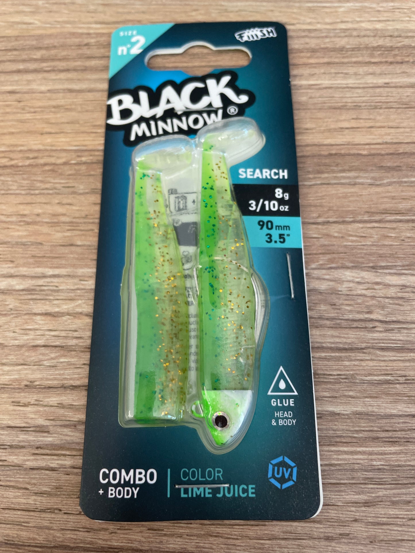 Fiiish Black Minnow Search Combo+Body 9CM 8G