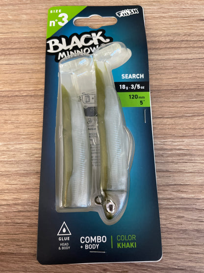 Fiiish Black Minnow Search Combo+Body 12CM 18G