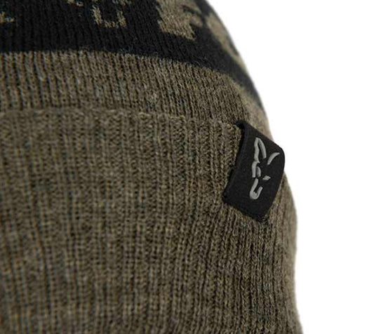 Cappello Invernale Fox Green/Black