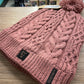 Fox Cable Knit Bobble Hat Cappello Invernale 2026