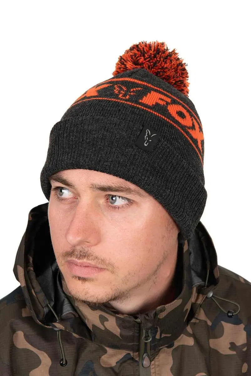 Cappello Invernale Fox Black/Orange