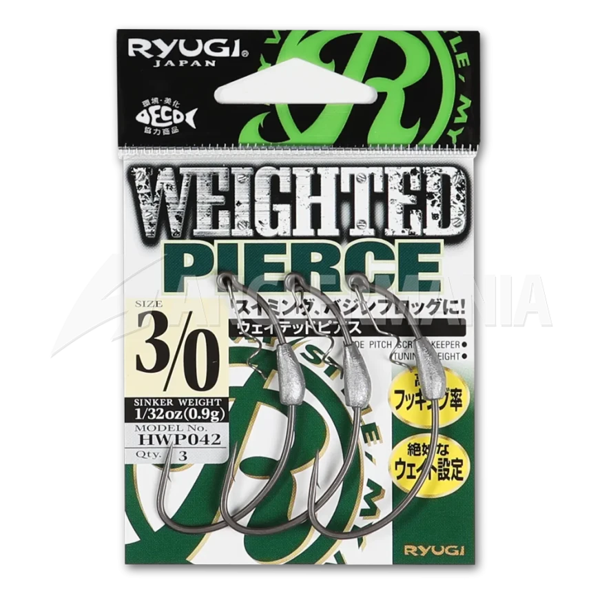 Ryugi Japan Weighted Pierce Hook