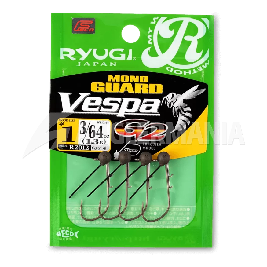 Ryugi Japan Mono Guard Vespa G2 Jig Head