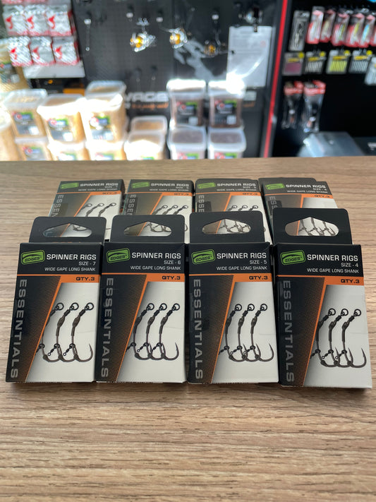 Fox Spinner Rigs Wide Gape Long Shank