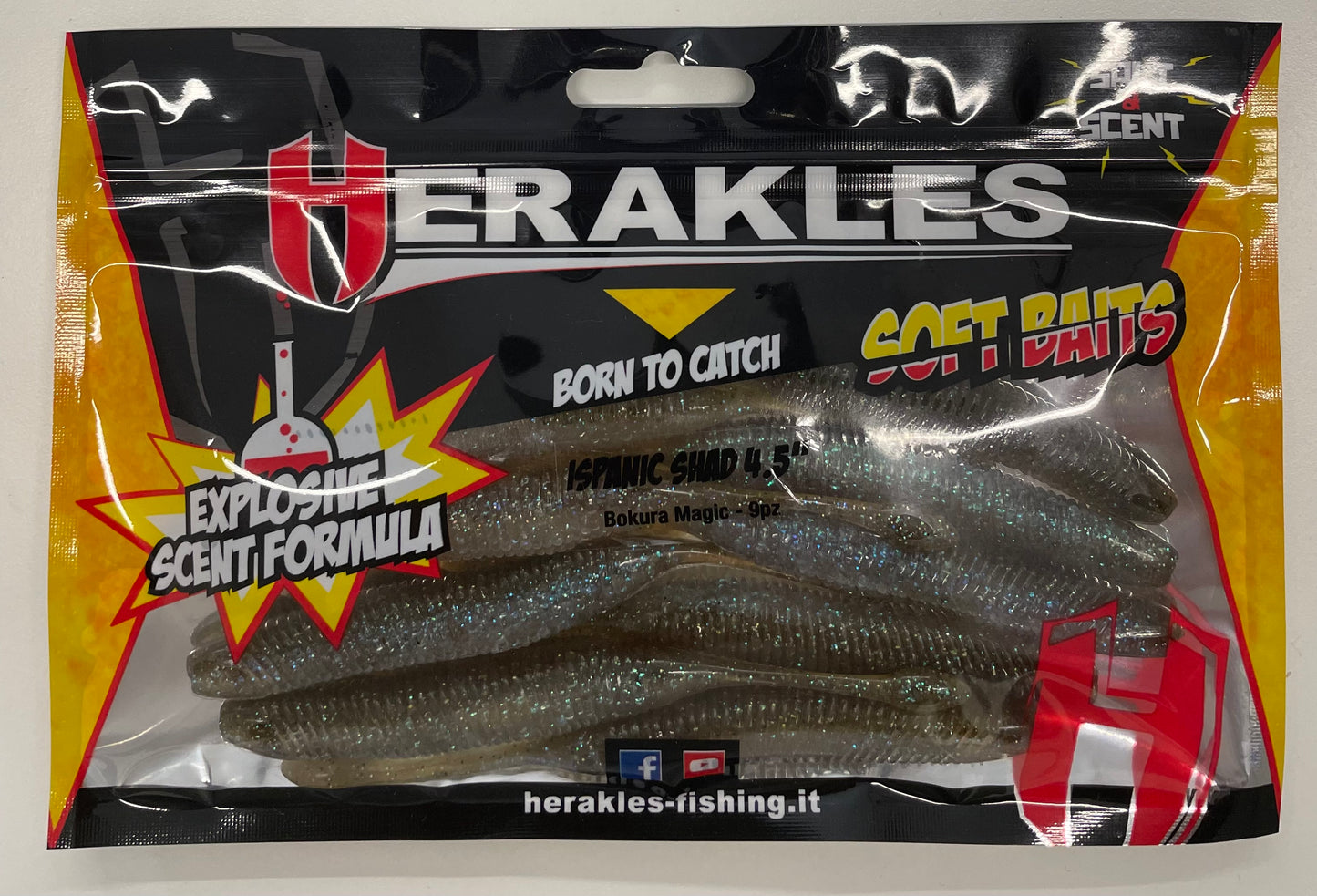 Herakles Ispanic Shad 4.5”