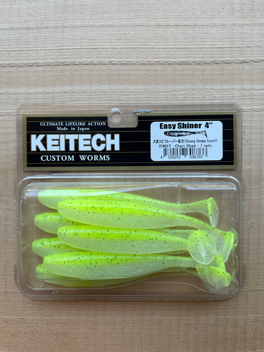 Keitech Easy Shiner Shad 4”