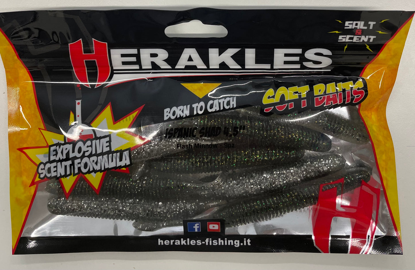 Herakles Ispanic Shad 4.5”