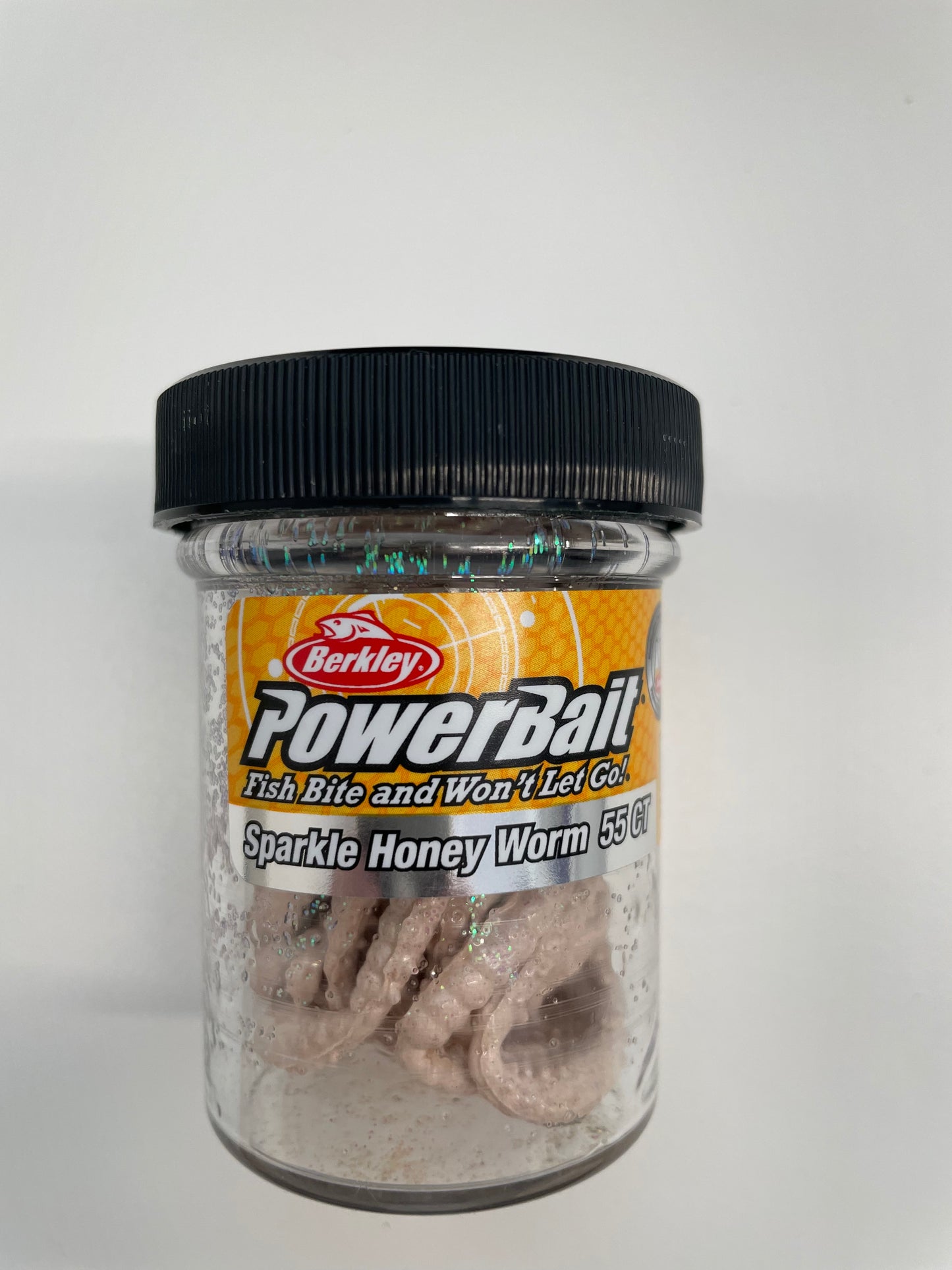 Berkley PowerBait Sparkle Honey Worm Camole Finte