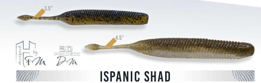 Herakles Ispanic Shad 4.5”