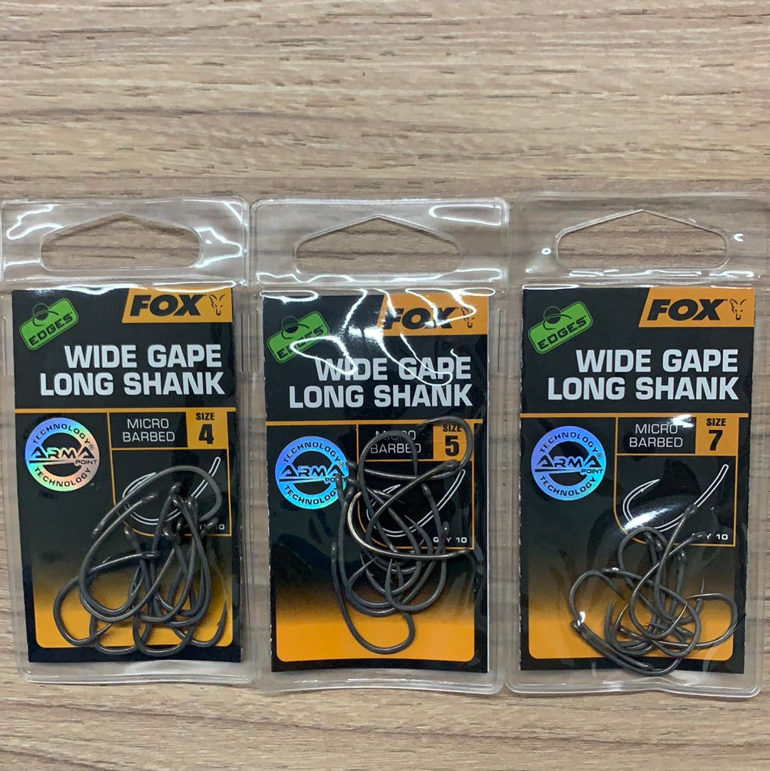 Fox Amo Wide Gape Long Shank