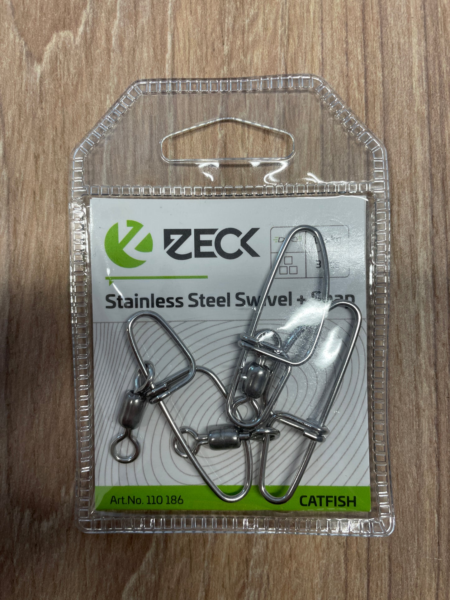 Zeck Stainless Steel Swivel+Snap